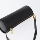 LOUIS VUITTON Epi Soufflot Pouch Pouch Black LV Auth 159569-6