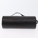 LOUIS VUITTON Epi Soufflot Pouch Pouch Black LV Auth 159569-9