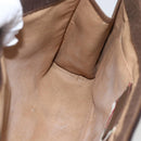 GUCCI GG Supreme Web Sherry Line Clutch Bag PVC Red Beige 89 01 033 Auth 159573-16