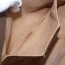 GUCCI GG Supreme Web Sherry Line Clutch Bag PVC Red Beige 89 01 033 Auth 159573-17