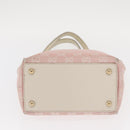 GUCCI GG Canvas Tote Bag Pink Gold 120840 Auth 159575-10