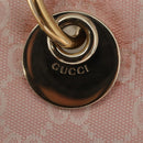 GUCCI GG Canvas Tote Bag Pink Gold 120840 Auth 159575-15
