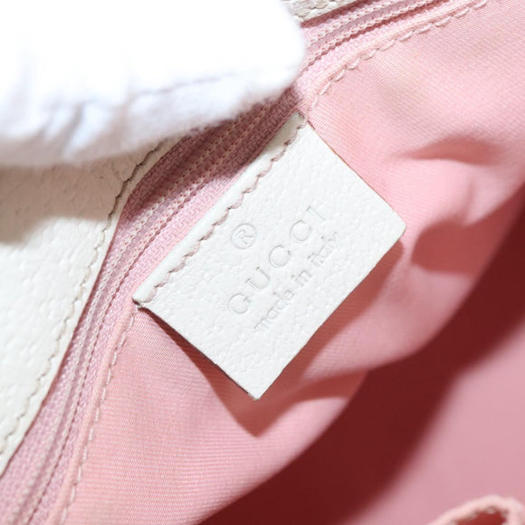 GUCCI GG Canvas Tote Bag Pink Gold 120840 Auth 159575