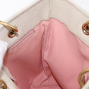 GUCCI GG Canvas Tote Bag Pink Gold 120840 Auth 159575-18
