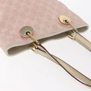 GUCCI GG Canvas Tote Bag Pink Gold 120840 Auth 159575-7