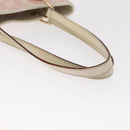 GUCCI GG Canvas Tote Bag Pink Gold 120840 Auth 159575-8