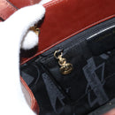 Salvatore Ferragamo Gancini Shoulder Bag Leather Brown Gold Auth 159579-22
