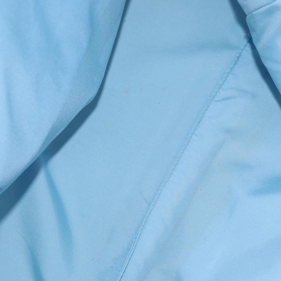 CHANEL New Travel Line Tote Bag Nylon Light Blue Silver CC Auth 159581