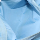 CHANEL New Travel Line Tote Bag Nylon Light Blue Silver CC Auth 159581-20