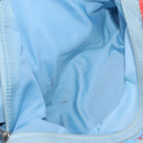 CHANEL New Travel Line Tote Bag Nylon Light Blue Silver CC Auth 159581-21