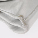 CHANEL 2.55 Matelasse Chain Shoulder Bag Calf Skin Silver Gold CC Auth 159583-8