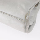 CHANEL 2.55 Matelasse Chain Shoulder Bag Calf Skin Silver Gold CC Auth 159583-15