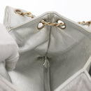 CHANEL 2.55 Matelasse Chain Shoulder Bag Calf Skin Silver Gold CC Auth 159583-21