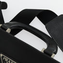 PRADA Garment Cover Nylon Black Silver Auth 159585-10