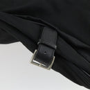 PRADA Garment Cover Nylon Black Silver Auth 159585-9