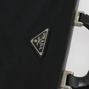 PRADA Garment Cover Nylon Black Silver Auth 159585-20