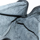 PRADA Garment Cover Nylon Black Silver Auth 159585-22