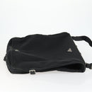PRADA Garment Cover Nylon Black Silver Auth 159585-3