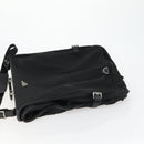 PRADA Garment Cover Nylon Black Silver Auth 159585-4
