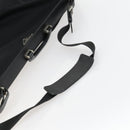 PRADA Garment Cover Nylon Black Silver Auth 159585-7