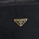 PRADA Hand Bag Nylon Navy Gold Auth 159587-17