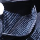 PRADA Hand Bag Nylon Navy Gold Auth 159587-22