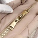 PRADA Hand Bag Leather 2way Pink Gold Auth 159590-19