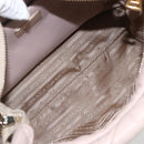 PRADA Hand Bag Leather 2way Pink Gold Auth 159590-11