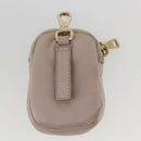 PRADA Hand Bag Leather 2way Pink Gold Auth 159590-25