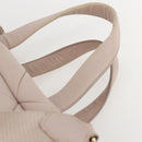 PRADA Hand Bag Leather 2way Pink Gold Auth 159590-8
