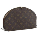 LOUIS VUITTON Monogram Trousse Demi Ronde Cosmetic Pouch M47520 LV Auth 159591-1