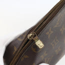 LOUIS VUITTON Monogram Trousse Demi Ronde Cosmetic Pouch M47520 LV Auth 159591-15