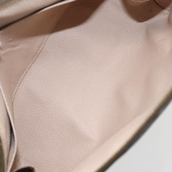 LOUIS VUITTON Monogram Trousse Demi Ronde Cosmetic Pouch M47520 LV Auth 159591