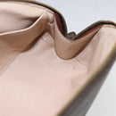 LOUIS VUITTON Monogram Trousse Demi Ronde Cosmetic Pouch M47520 LV Auth 159591-18