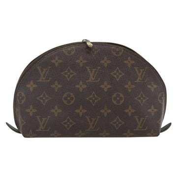 LOUIS VUITTON Monogram Trousse Demi Ronde Cosmetic Pouch M47520 LV Auth 159591 - 0