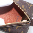 LOUIS VUITTON Monogram Trousse Demi Ronde Cosmetic Pouch M47520 LV Auth 159591-21