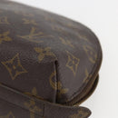 LOUIS VUITTON Monogram Trousse Demi Ronde Cosmetic Pouch M47520 LV Auth 159591-8
