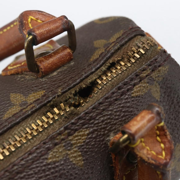 LOUIS VUITTON Monogram Mini Speedy Hand Bag M41534 LV Auth 159593
