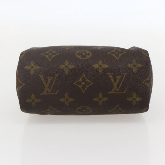 LOUIS VUITTON Monogram Mini Speedy Hand Bag M41534 LV Auth 159593