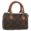 LOUIS VUITTON Monogram Mini Speedy Hand Bag M41534 LV Auth 159593-1
