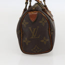 LOUIS VUITTON Monogram Mini Speedy Hand Bag M41534 LV Auth 159593-3