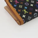 LOUIS VUITTON Multicolor Portefeuille Viennois Wallet Black M92988 Auth 159599-16