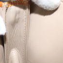 LOUIS VUITTON Monogram Vernis Lexington Pouch Beige M91010 LV Auth 159601-12