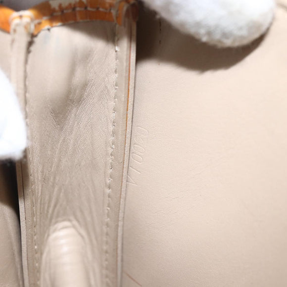 LOUIS VUITTON Monogram Vernis Lexington Pouch Beige M91010 LV Auth 159601