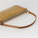 LOUIS VUITTON Monogram Vernis Lexington Pouch Beige M91010 LV Auth 159601-7