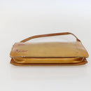 LOUIS VUITTON Monogram Vernis Lexington Pouch Beige M91010 LV Auth 159601-5