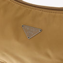 PRADA Hand Pouch Nylon Yellow Auth 159602-17