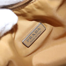 PRADA Hand Pouch Nylon Yellow Auth 159602-18