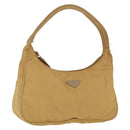 PRADA Hand Pouch Nylon Yellow Auth 159602-1