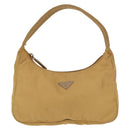 PRADA Hand Pouch Nylon Yellow Auth 159602-13